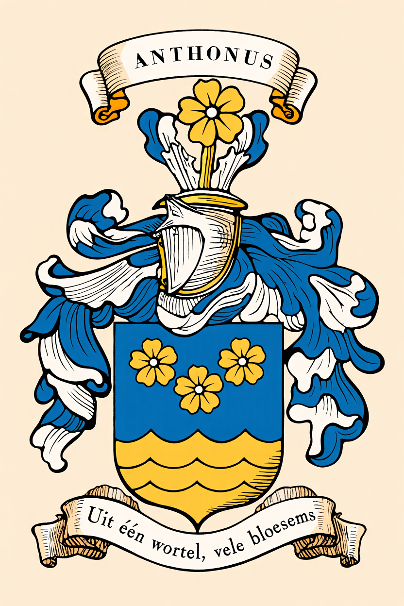 Familiewapen van de achternaam ANTHONUS