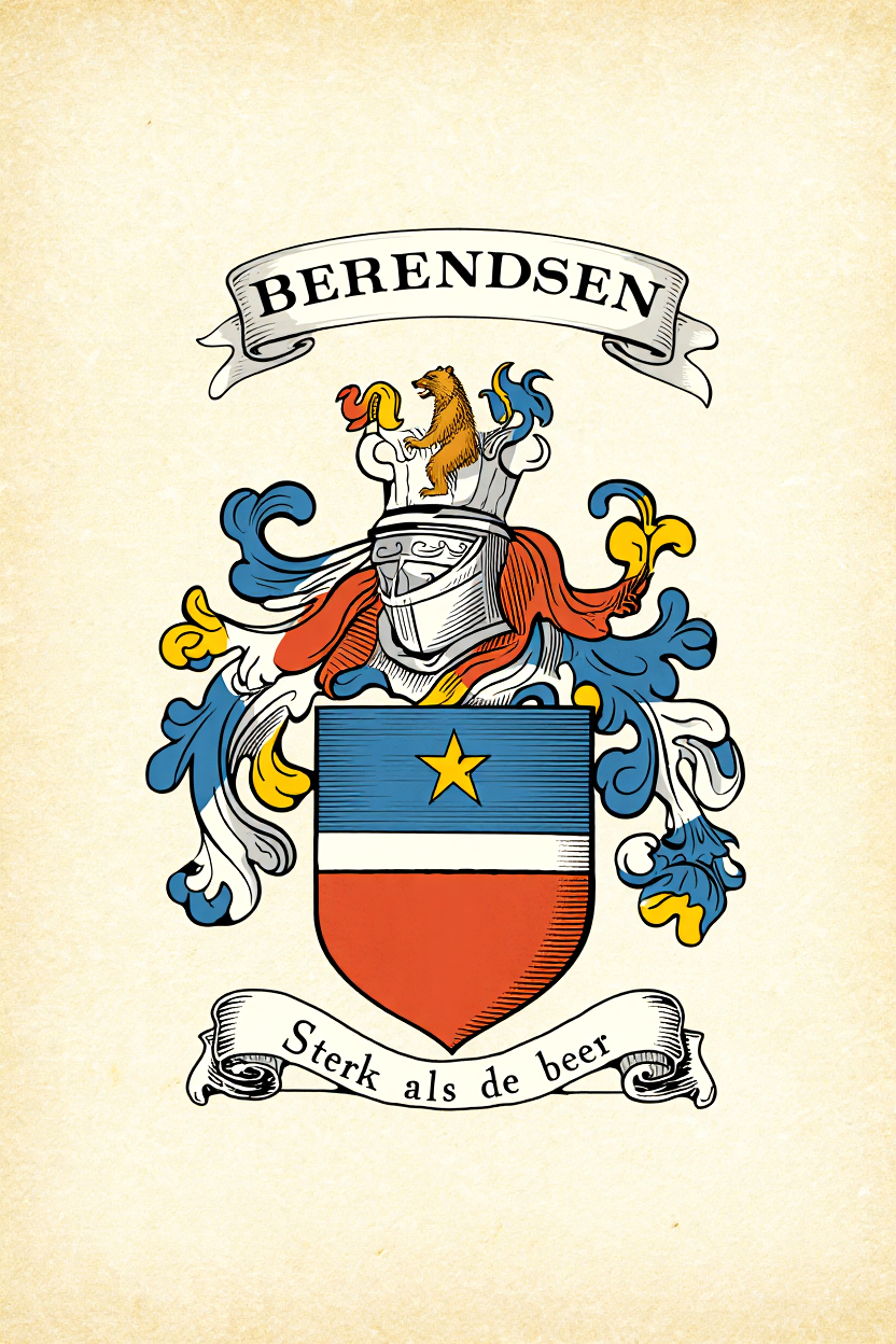 Familiewapen van de achternaam BERENDSEN