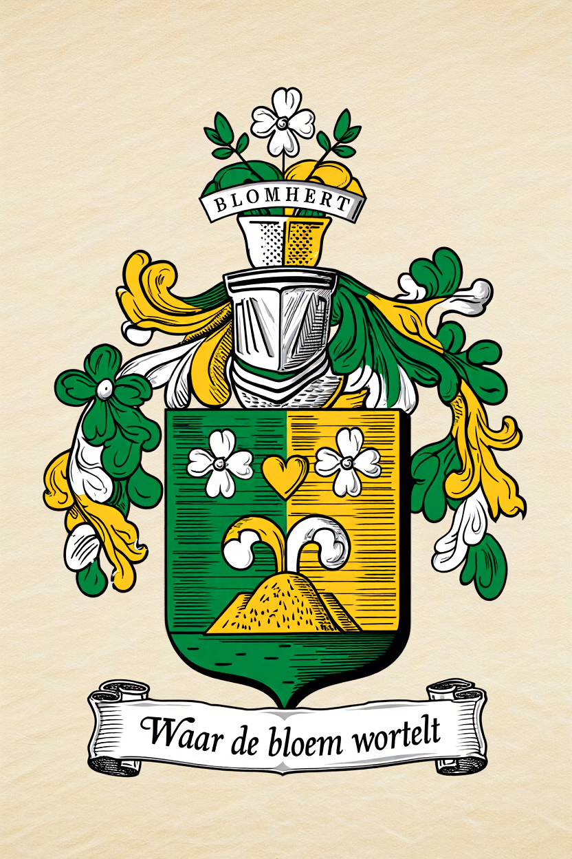 Familiewapen van de achternaam BLOMHERT