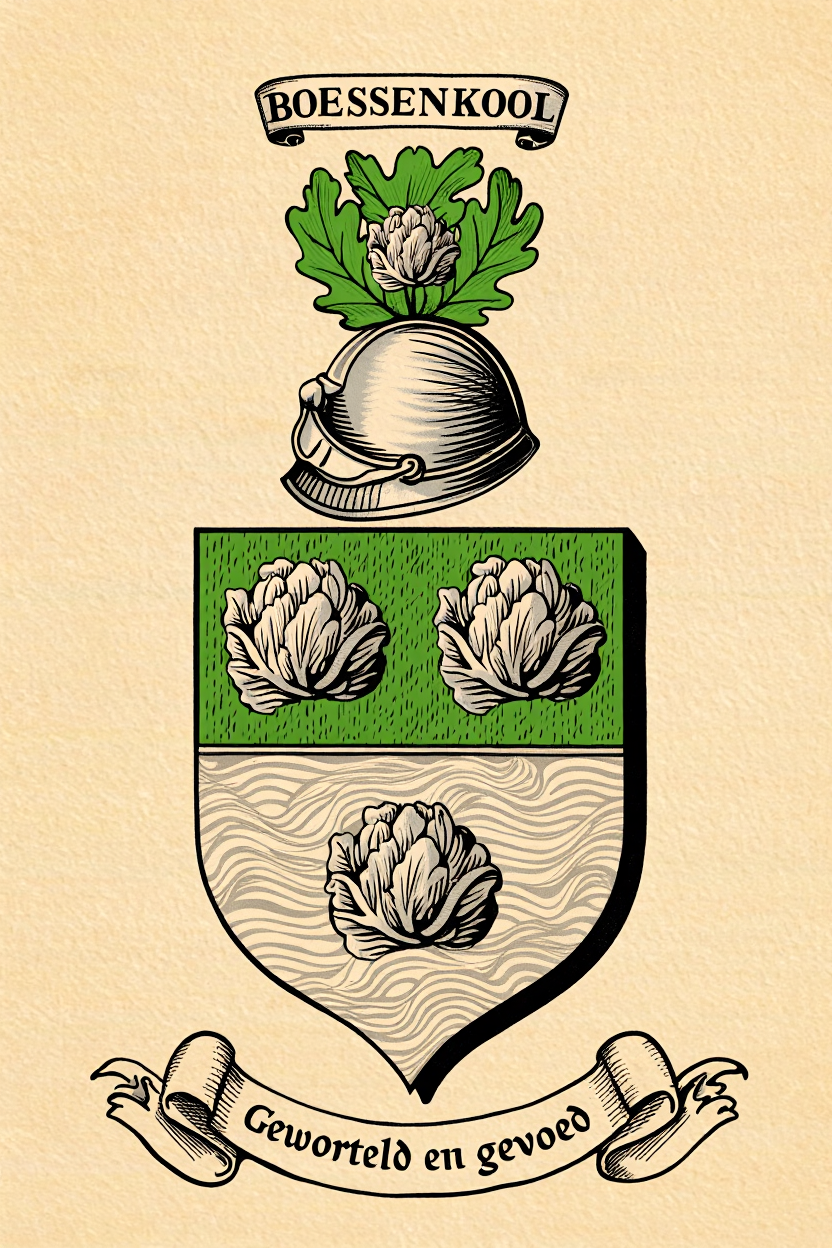Familiewapen van de achternaam BOESSENKOOL (vergrendeld)