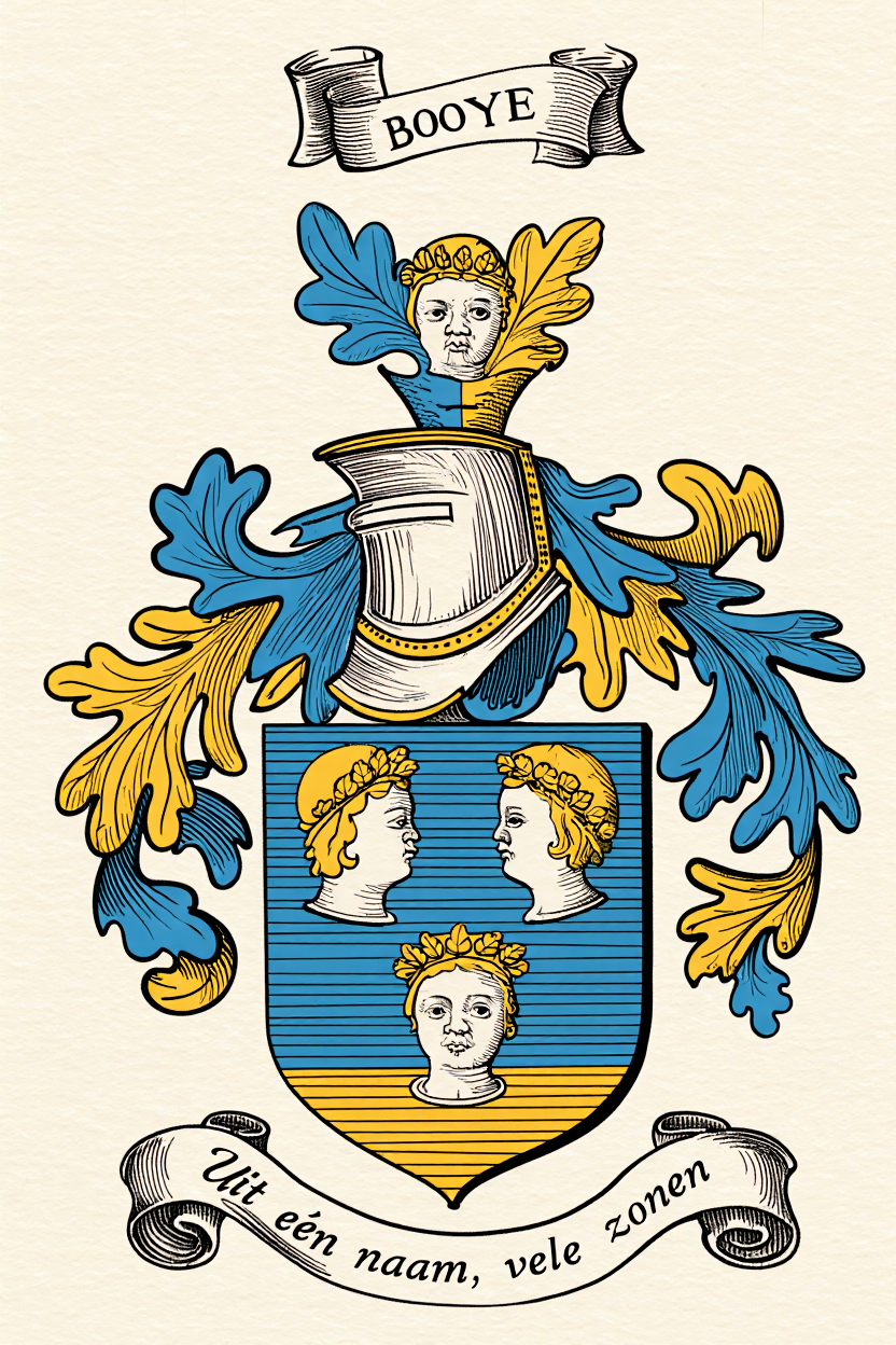 Familiewapen van de achternaam BOOYE