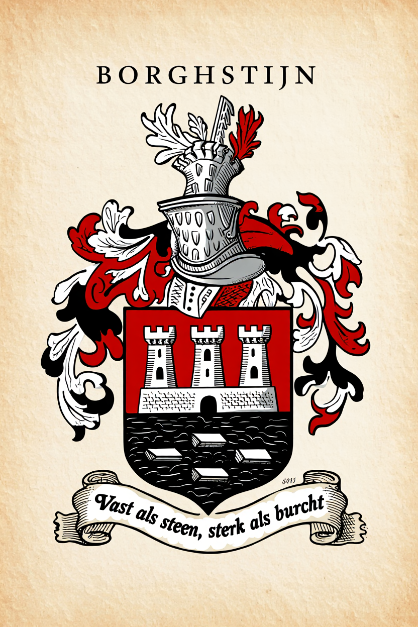 Familiewapen van de achternaam BORGHSTIJN