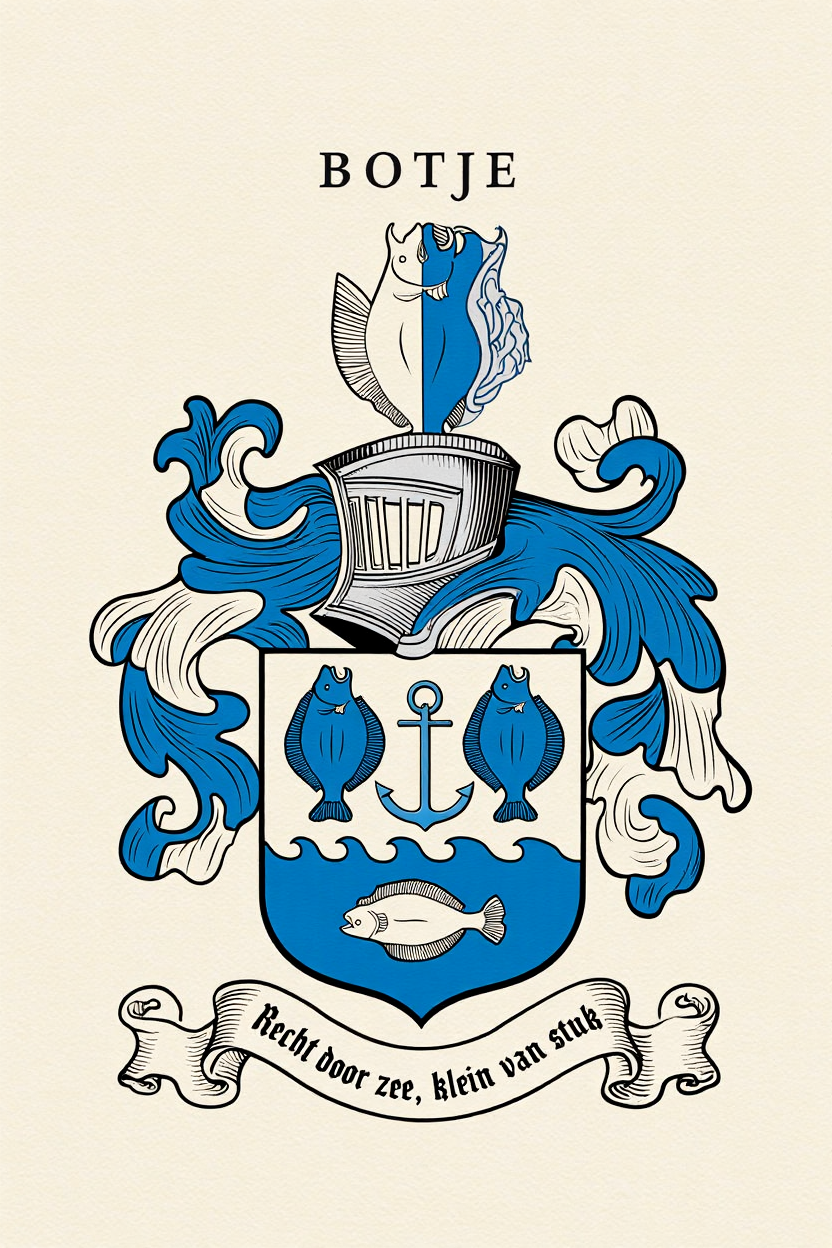 Familiewapen van de achternaam BOTJE