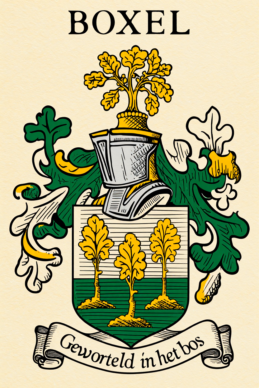 Familiewapen van de achternaam BOXEL