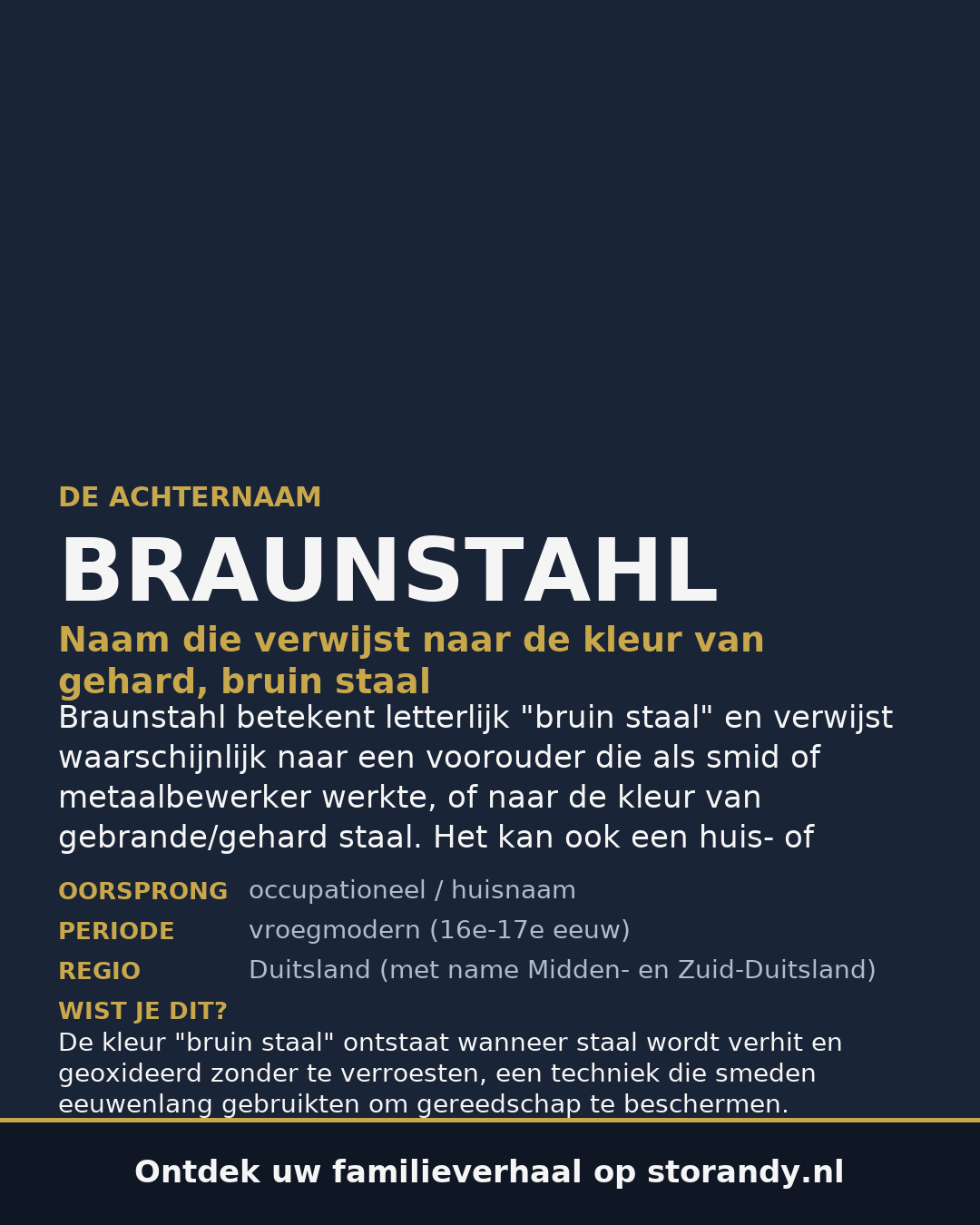 Familiewapen van de achternaam BRAUNSTAHL