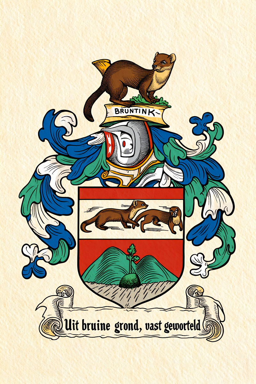 Familiewapen van de achternaam BRUNTINK