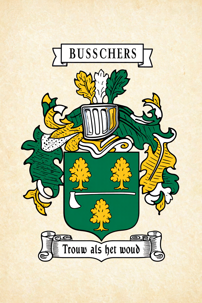 Familiewapen van de achternaam BUSSCHERS
