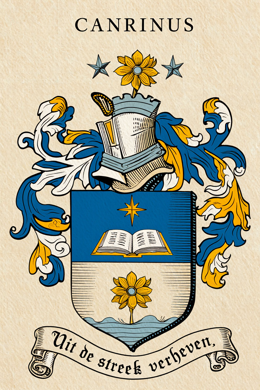 Familiewapen van de achternaam CANRINUS (vergrendeld)