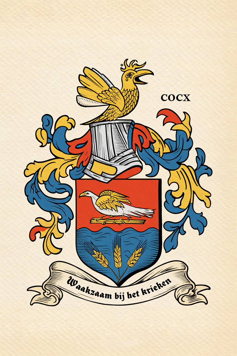 Familiewapen van de achternaam COCX