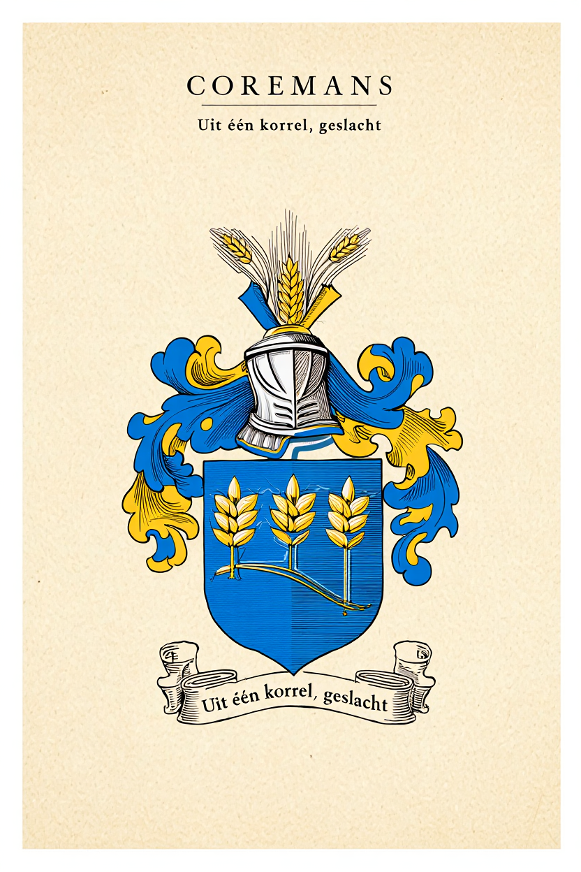 Familiewapen van de achternaam COREMANS