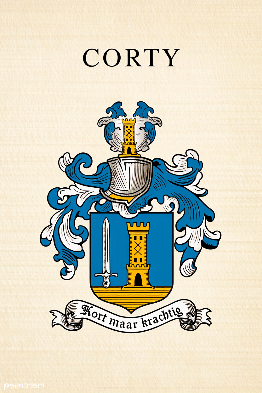 Familiewapen van de achternaam CORTY