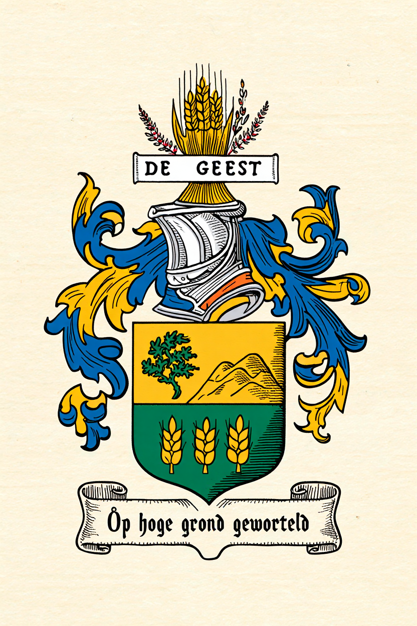 Familiewapen van de achternaam DE GEEST