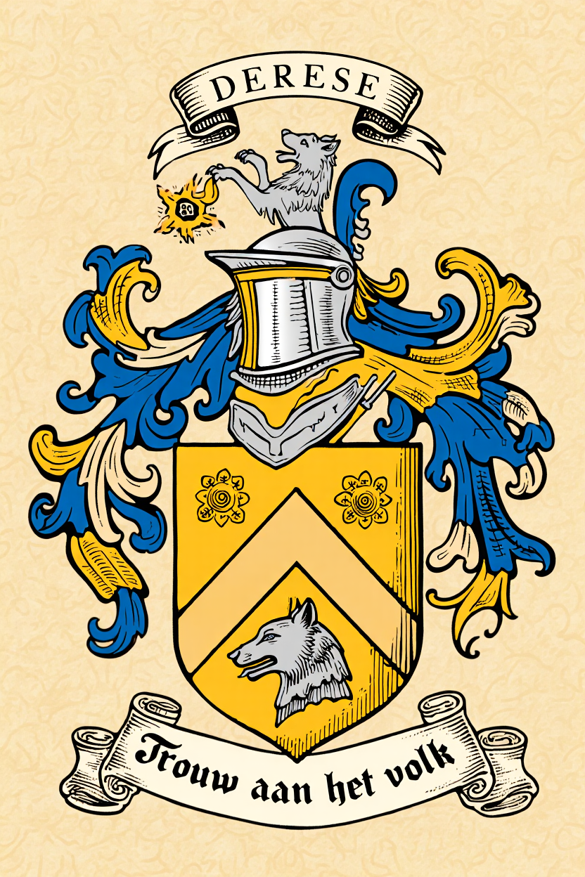 Familiewapen van de achternaam DERESE