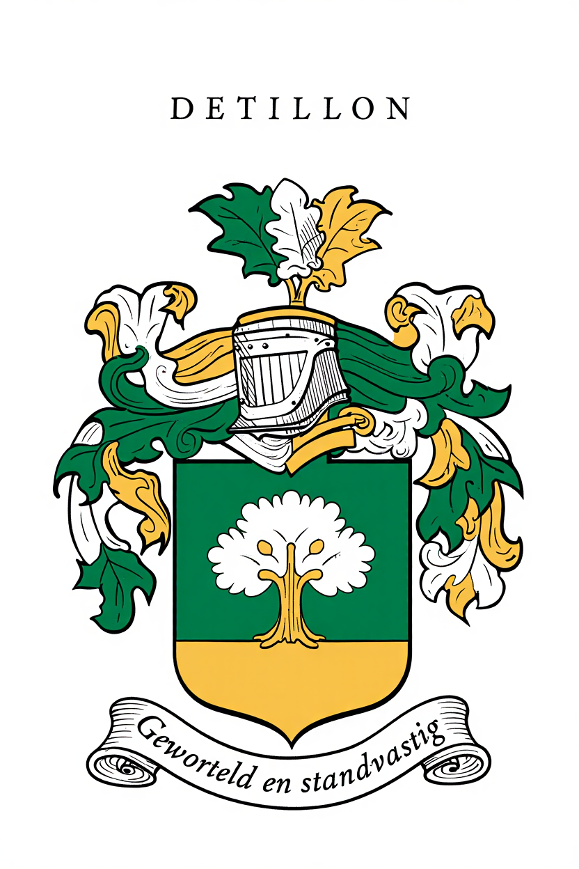 Familiewapen van de achternaam DETILLON