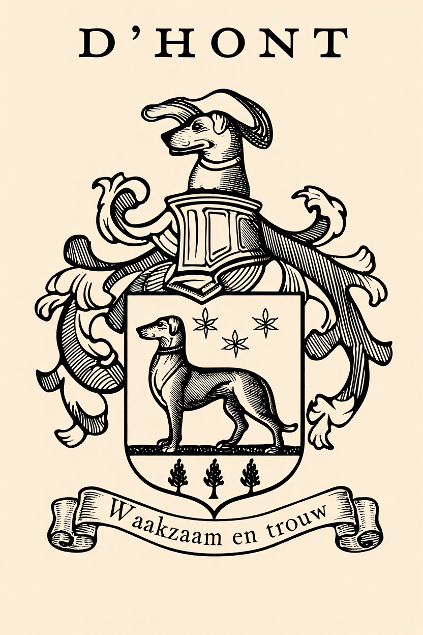 Familiewapen van de achternaam D’HONT
