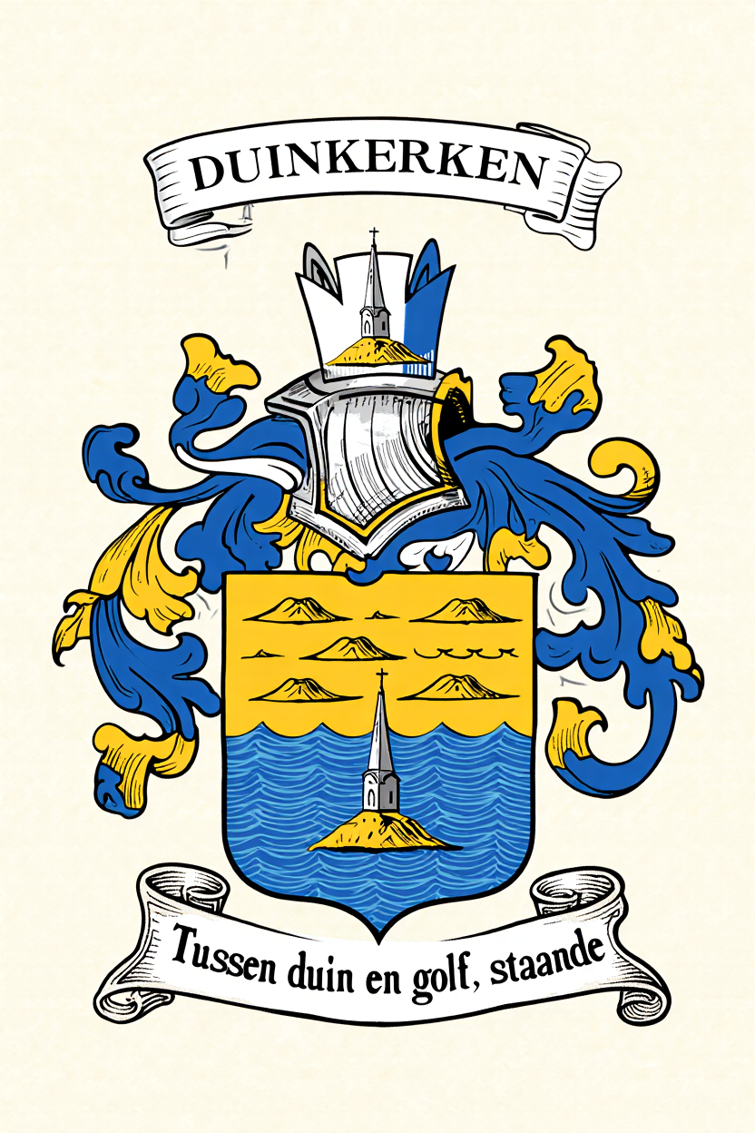 Familiewapen van de achternaam DUINKERKEN (vergrendeld)