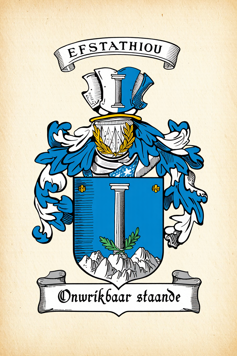 Familiewapen van de achternaam EFSTATHIOU