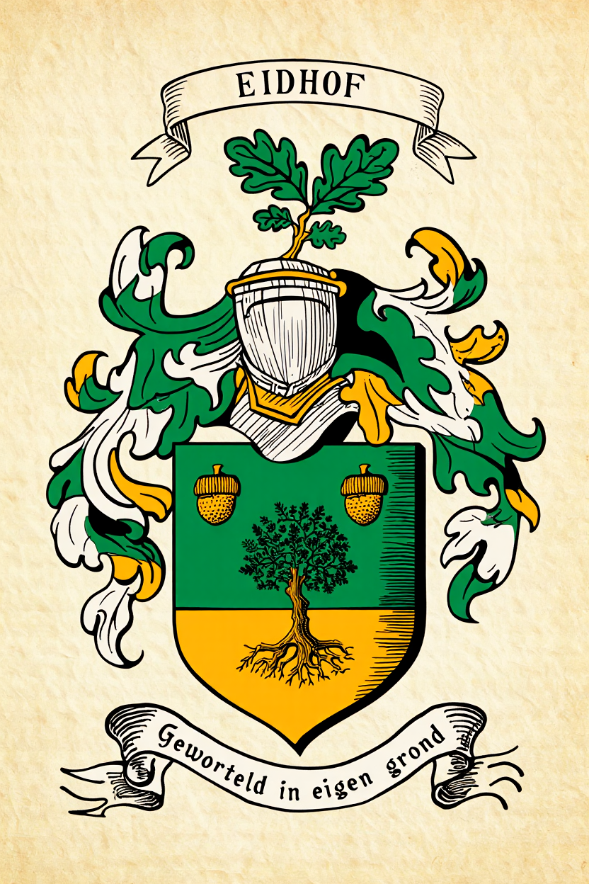 Familiewapen van de achternaam EIDHOF