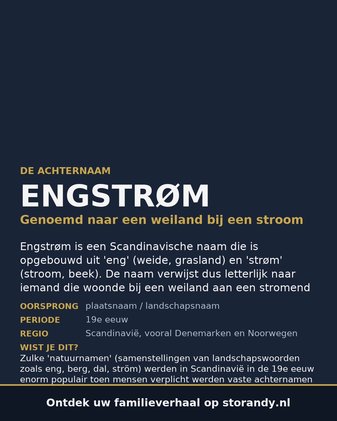 Familiewapen van de achternaam ENGSTRØM