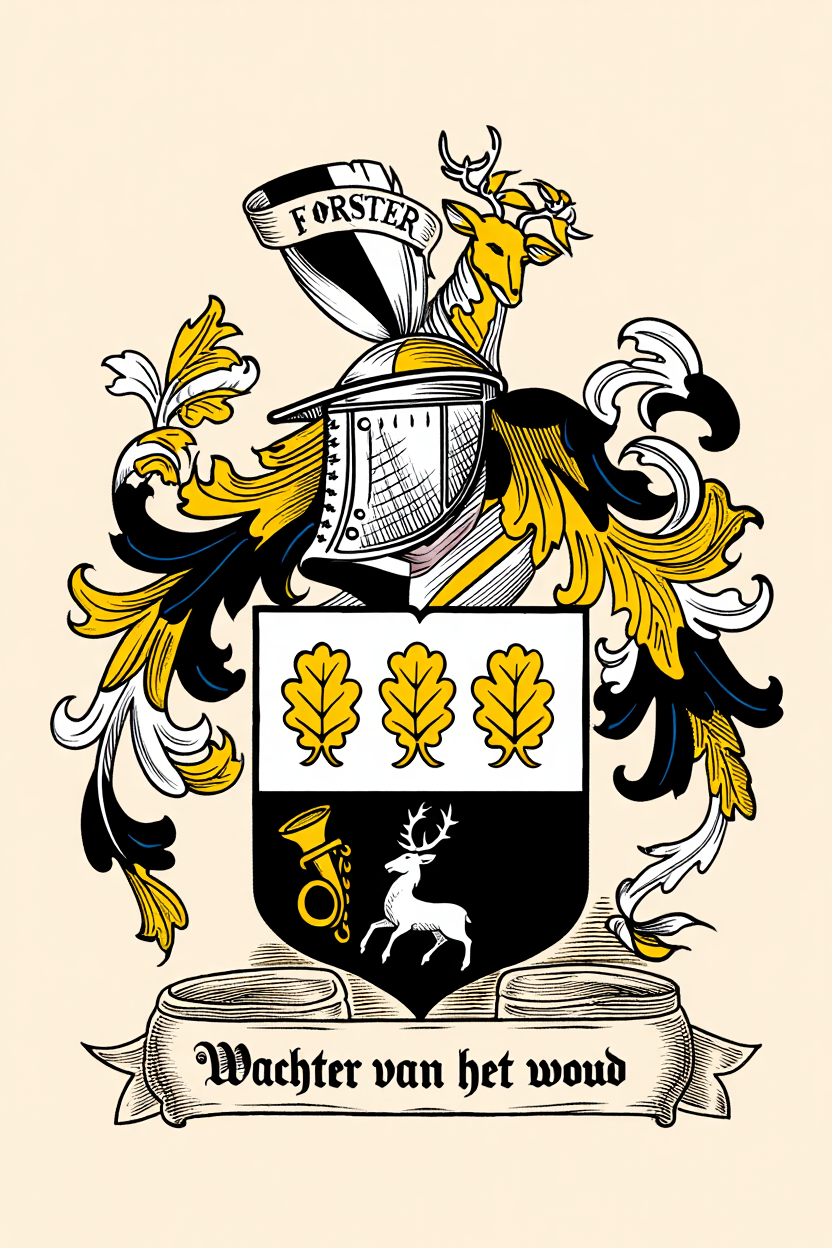 Familiewapen van de achternaam FORSTER