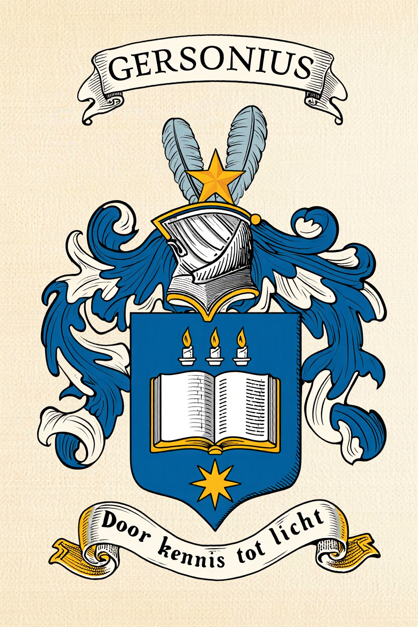 Familiewapen van de achternaam GERSONIUS (vergrendeld)