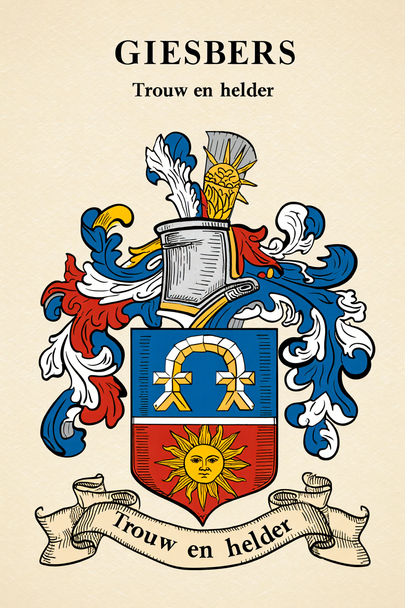 Familiewapen van de achternaam GIESBERS