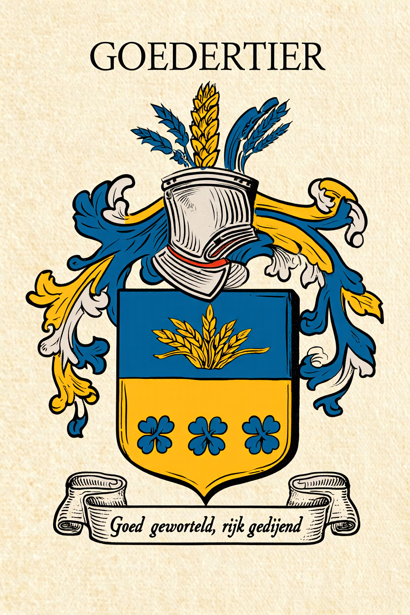 Familiewapen van de achternaam GOEDERTIER