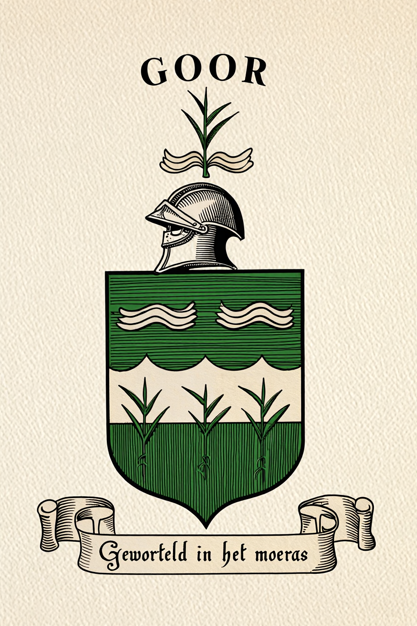 Familiewapen van de achternaam GOOR (vergrendeld)