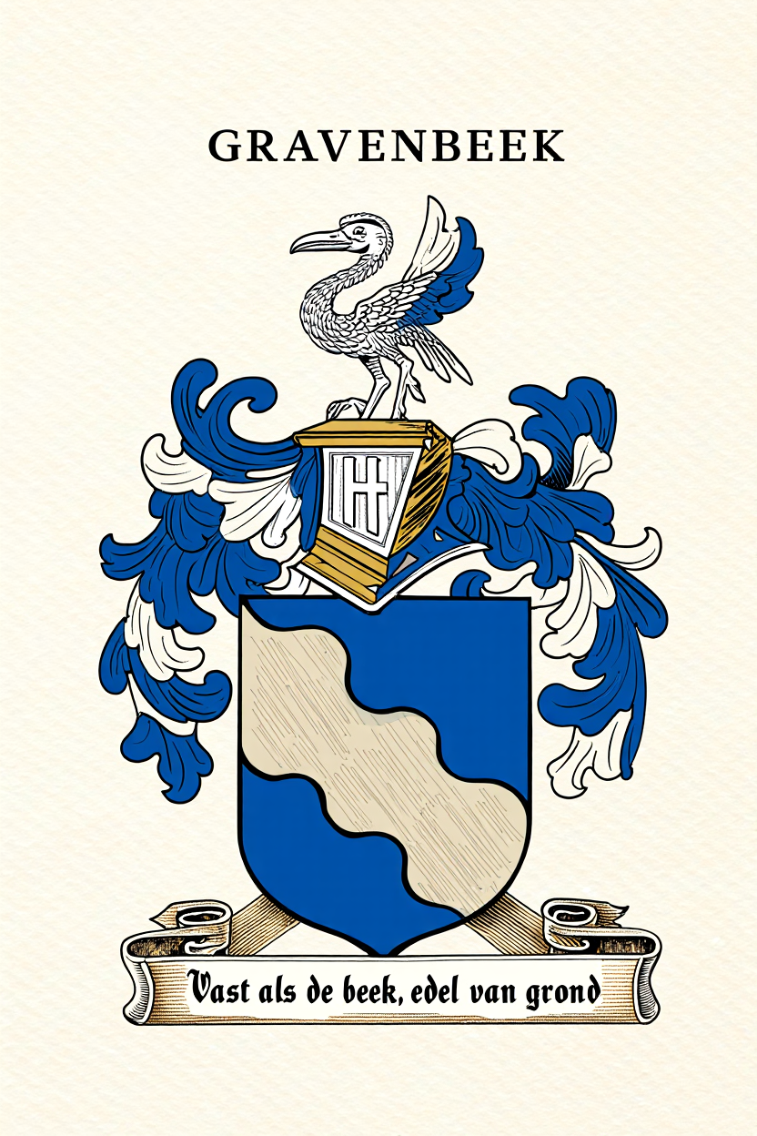 Familiewapen van de achternaam GRAVENBEEK