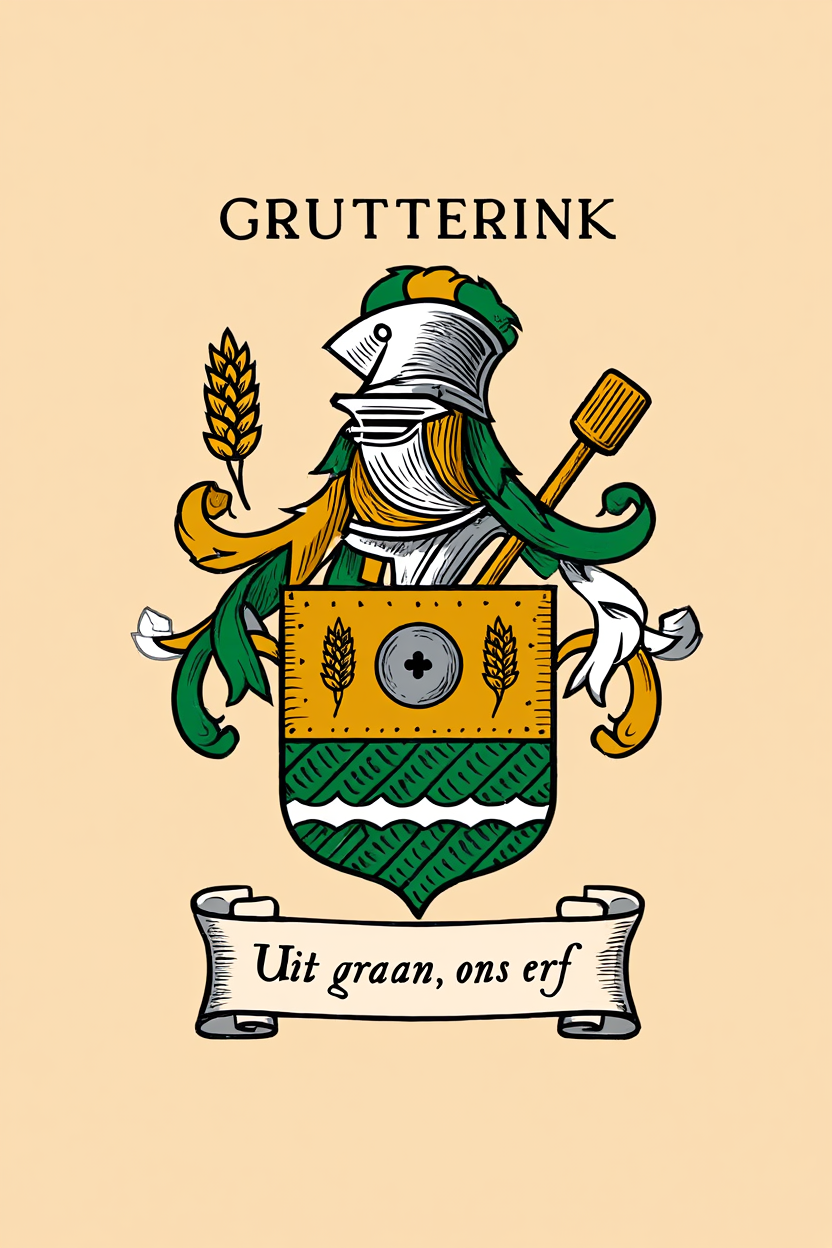 Familiewapen van de achternaam GRUTTERINK