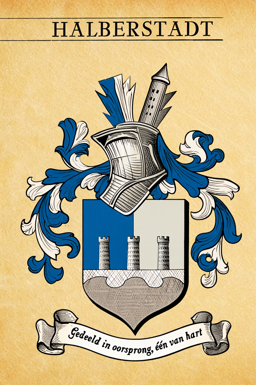 Familiewapen van de achternaam HALBERSTADT