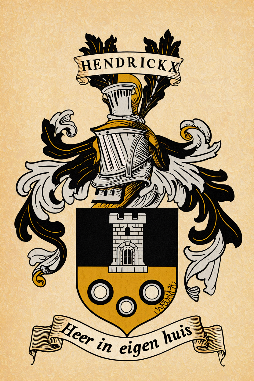 Familiewapen van de achternaam HENDRICKX