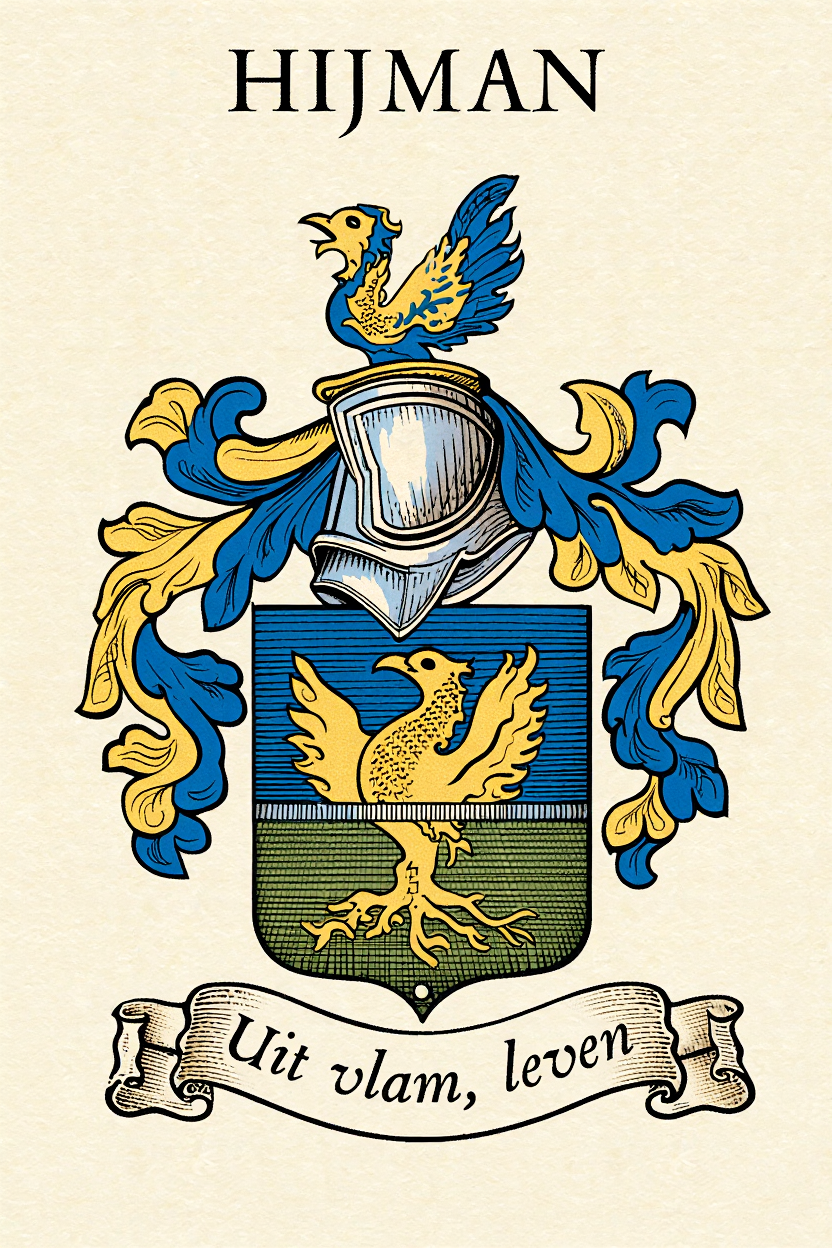 Familiewapen van de achternaam HIJMAN