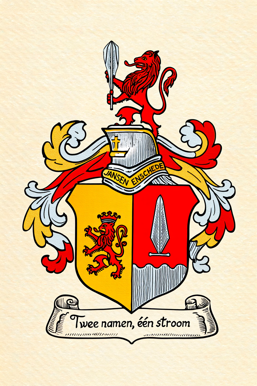 Familiewapen van de achternaam JANSEN ENSCHEDE