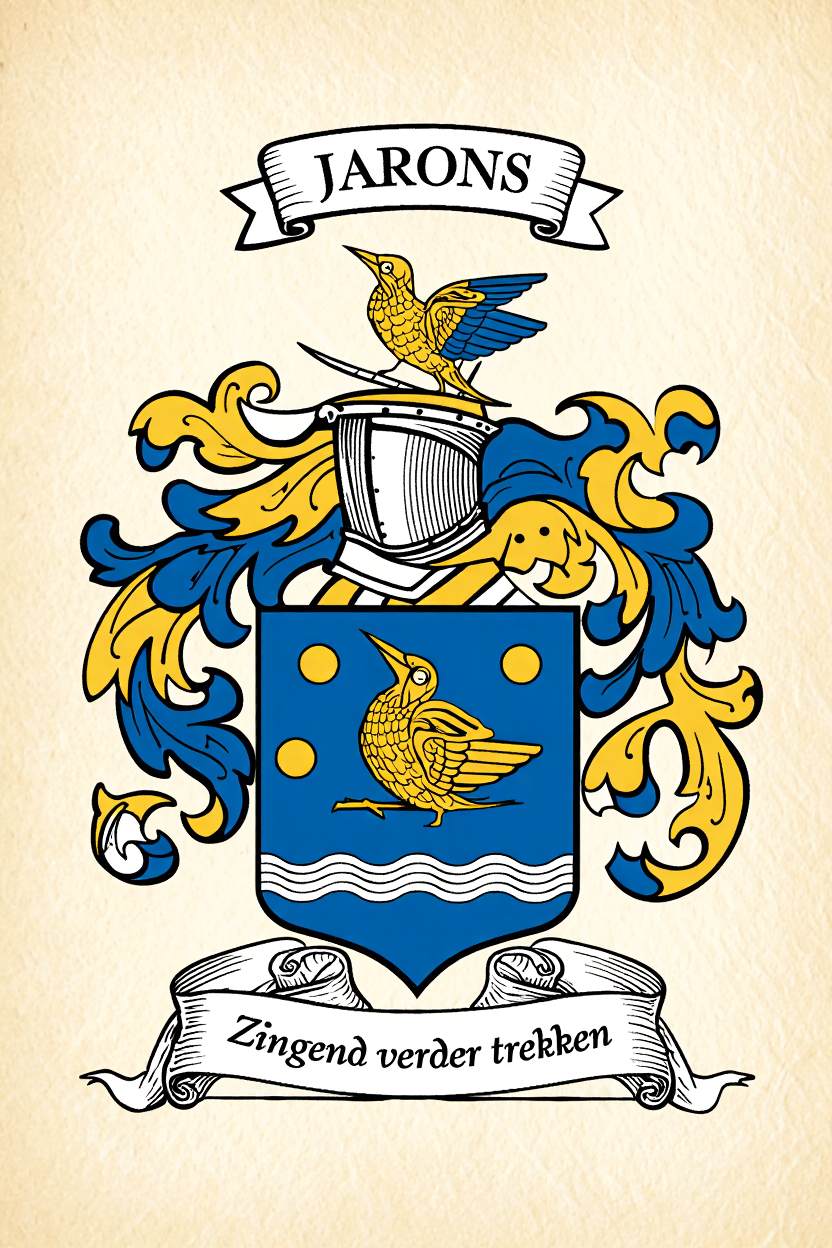 Familiewapen van de achternaam JARONS