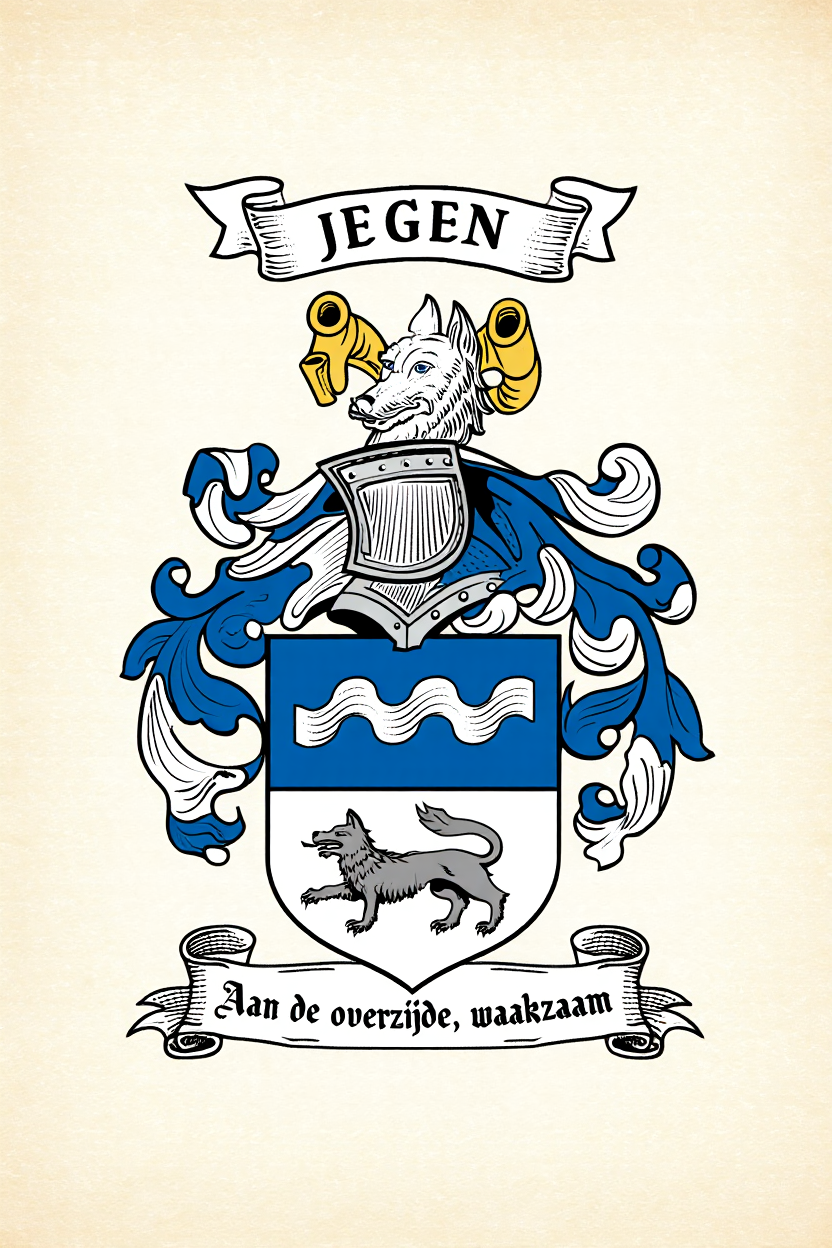 Familiewapen van de achternaam JEGEN