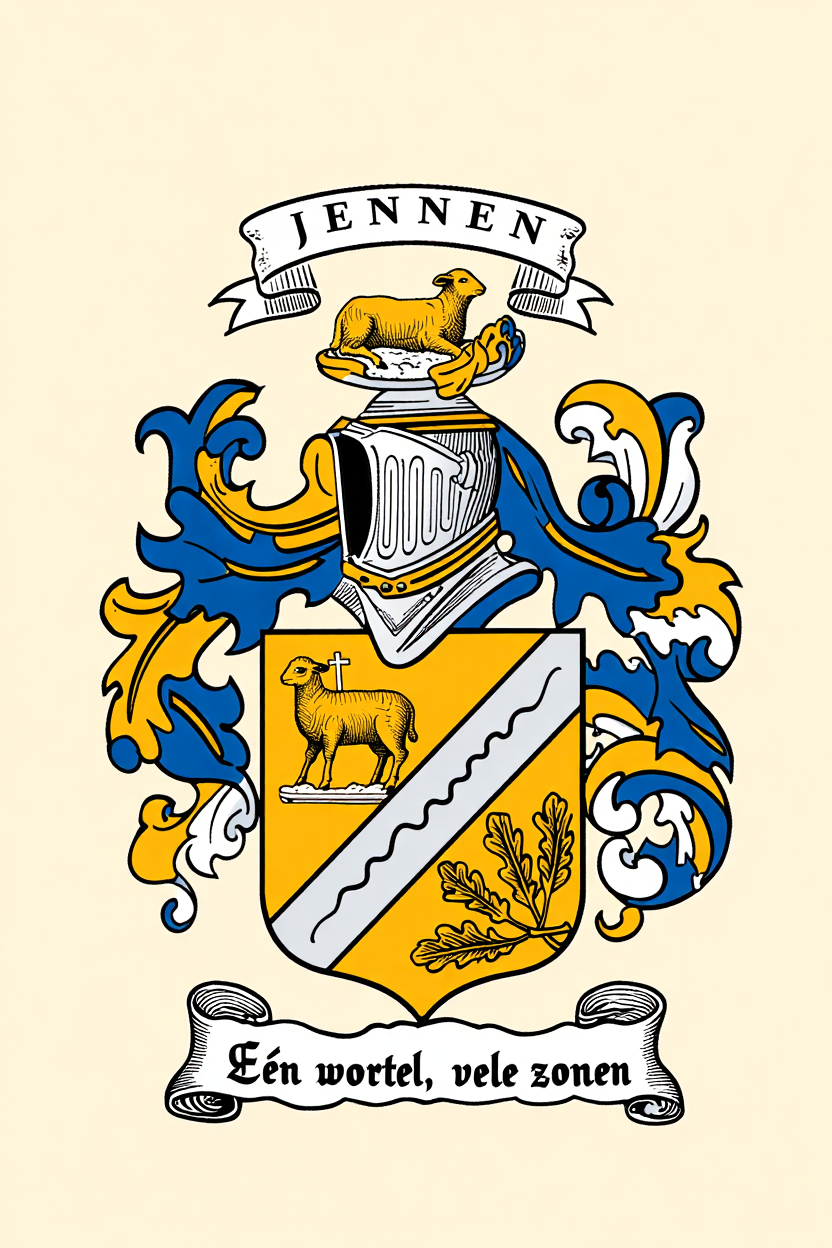 Familiewapen van de achternaam JENNEN