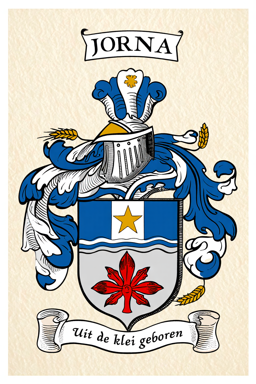 Familiewapen van de achternaam JORNA