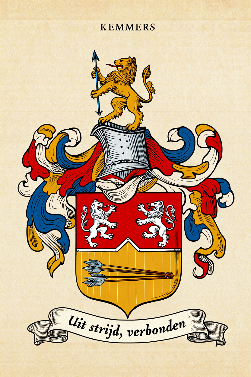 Familiewapen van de achternaam KEMMERS