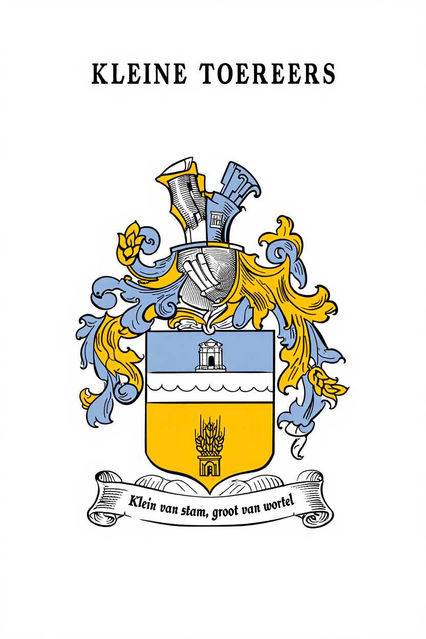 Familiewapen van de achternaam KLEINE TOEREERS (vergrendeld)