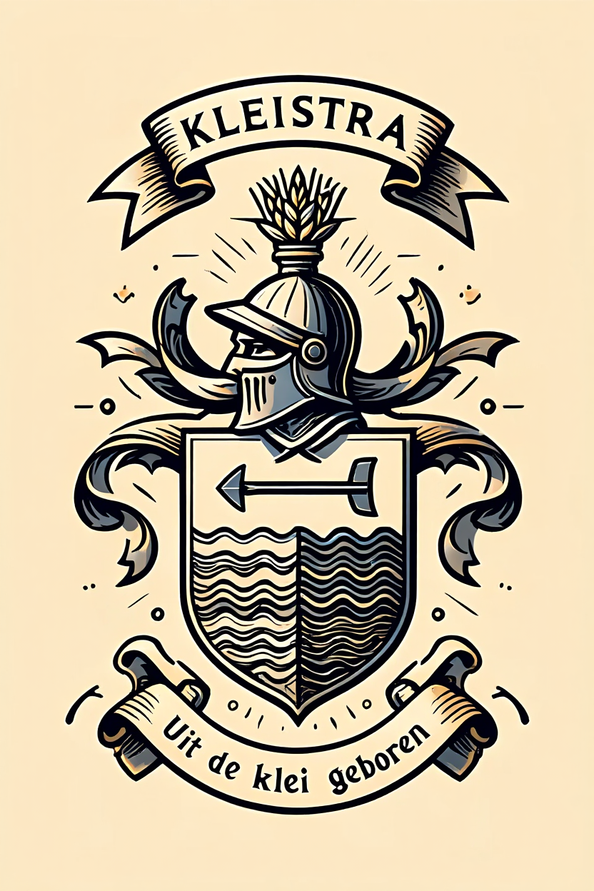 Familiewapen van de achternaam KLEISTRA (vergrendeld)
