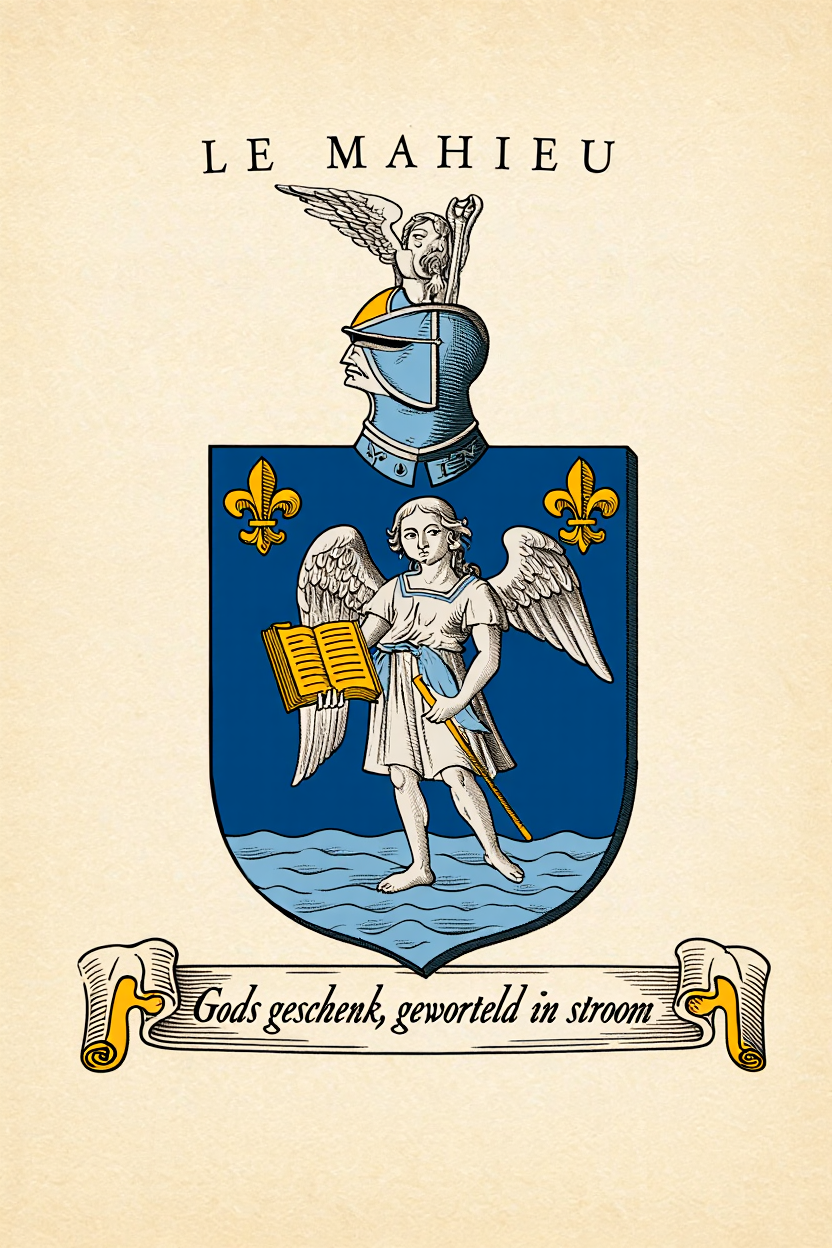Familiewapen van de achternaam LE MAHIEU