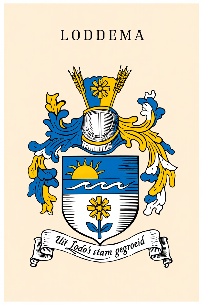 Familiewapen van de achternaam LODDEMA