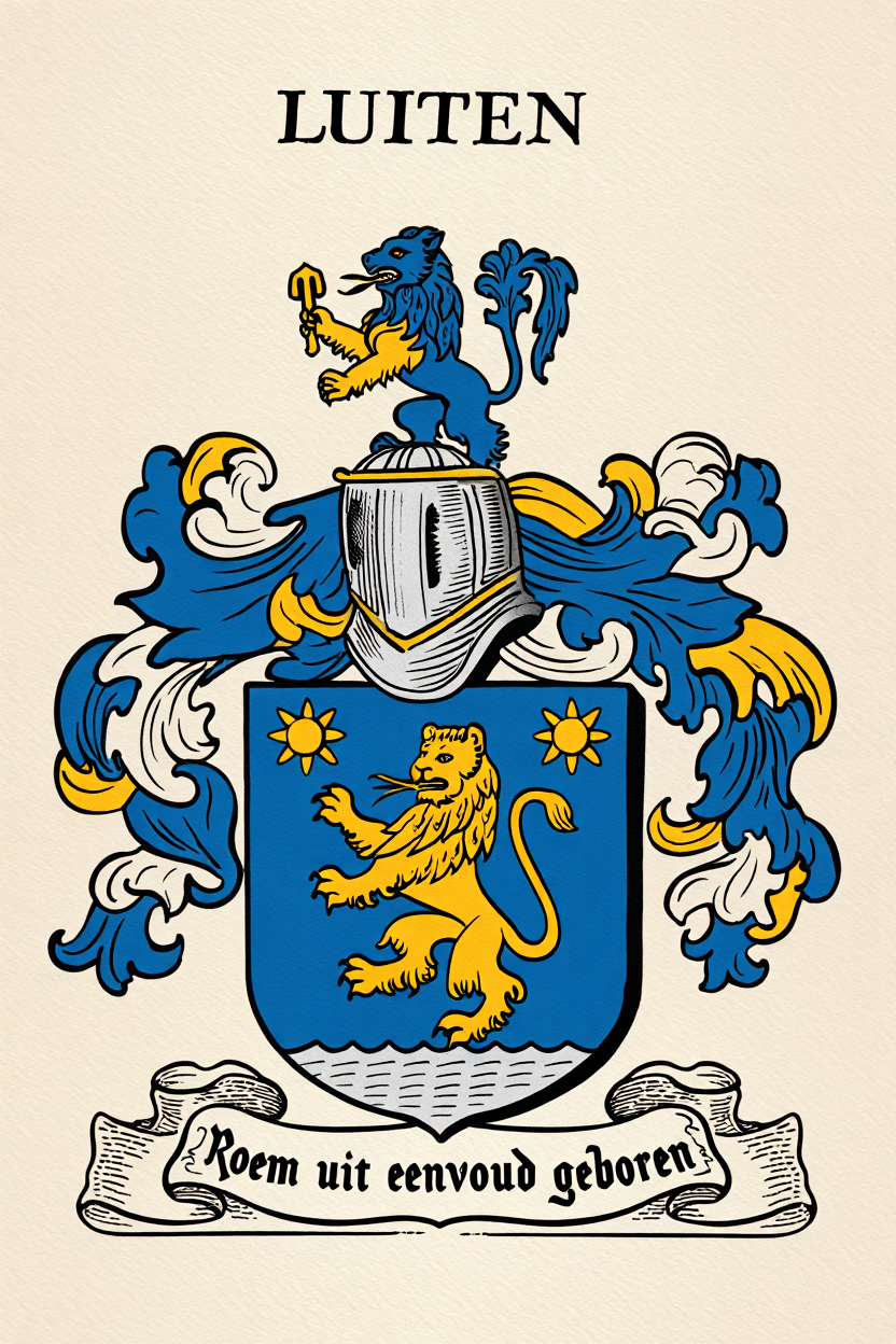 Familiewapen van de achternaam LUITEN