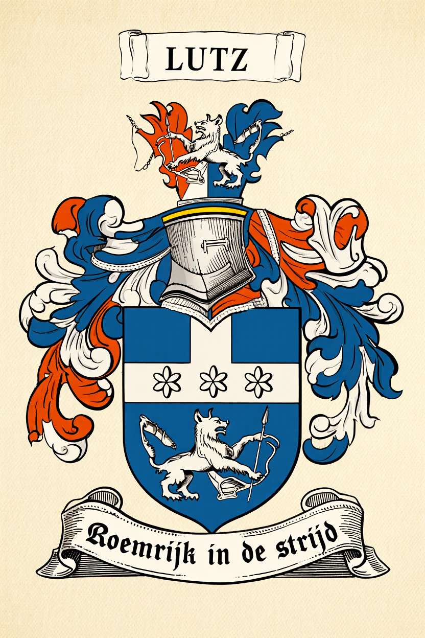 Familiewapen van de achternaam LUTZ