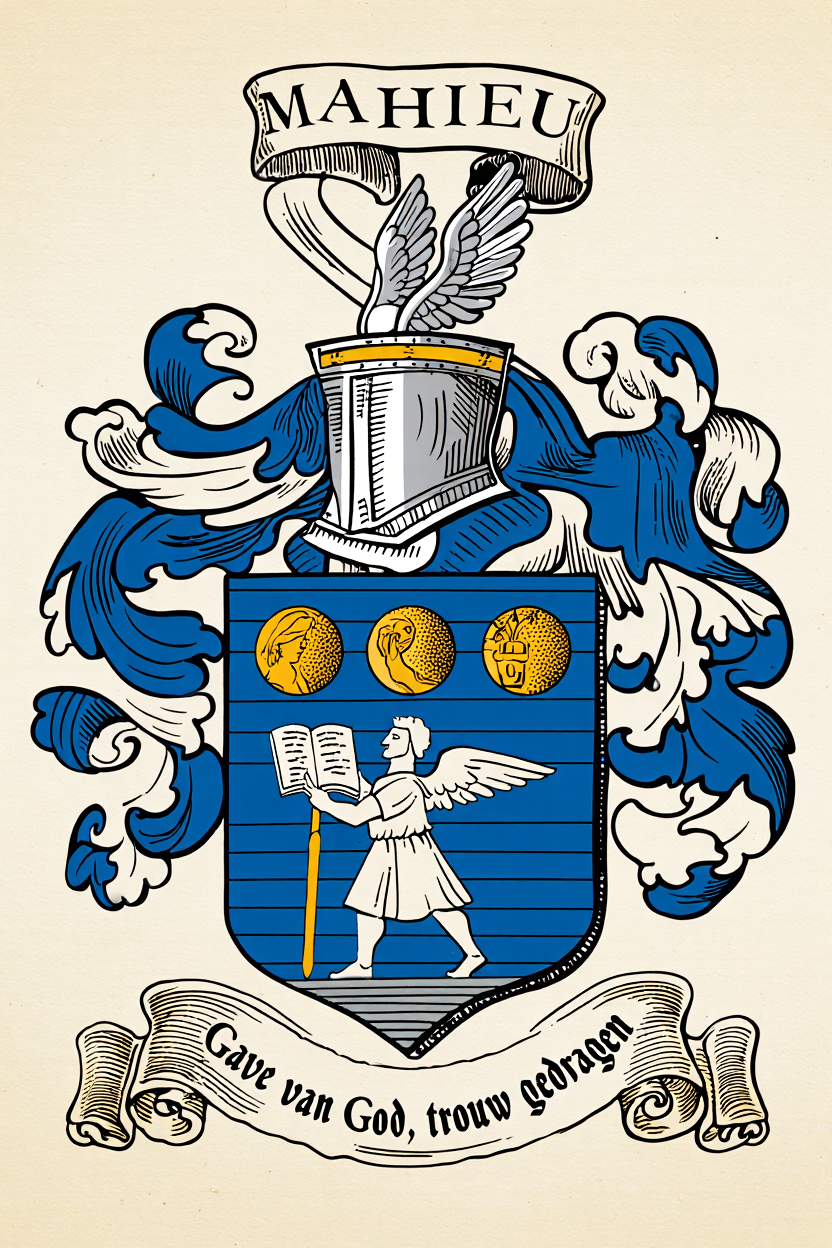 Familiewapen van de achternaam MAHIEU