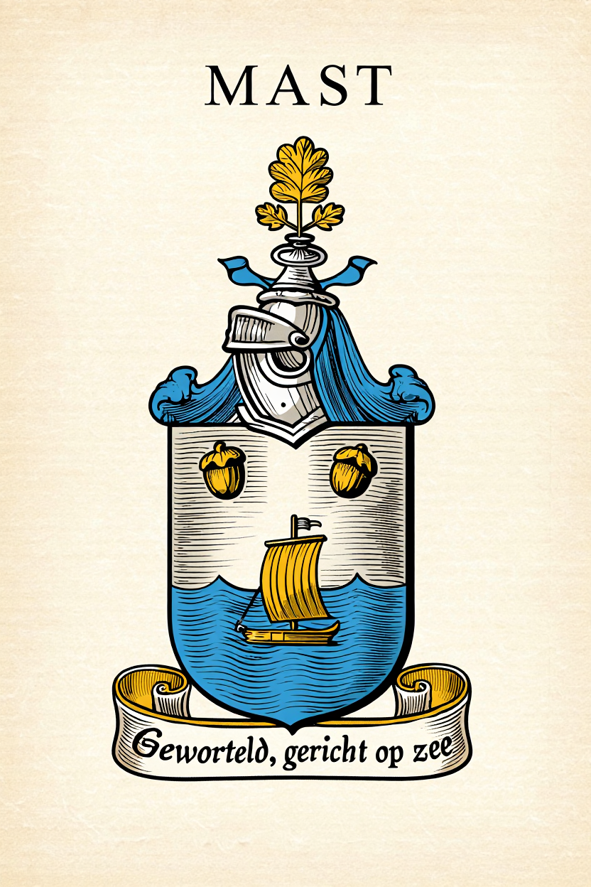 Familiewapen van de achternaam MAST