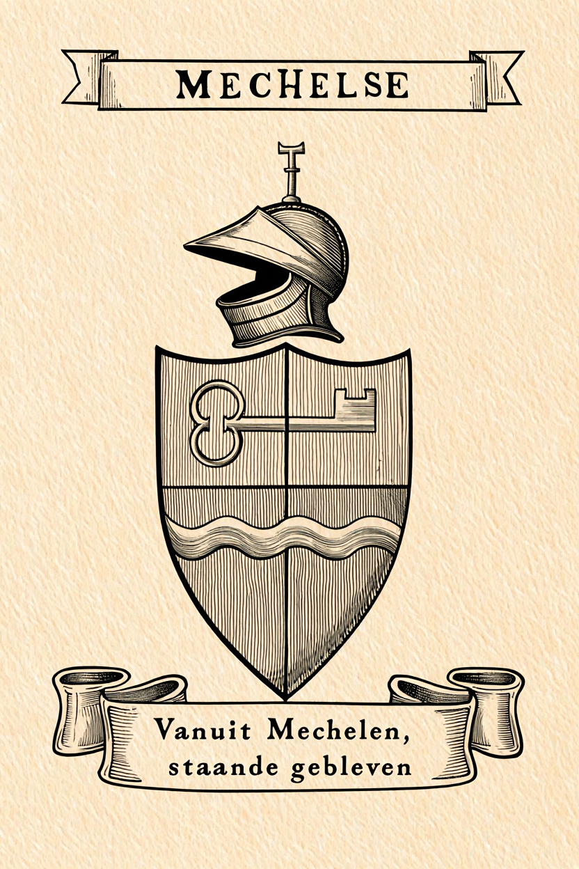 Familiewapen van de achternaam MECHELSE (vergrendeld)