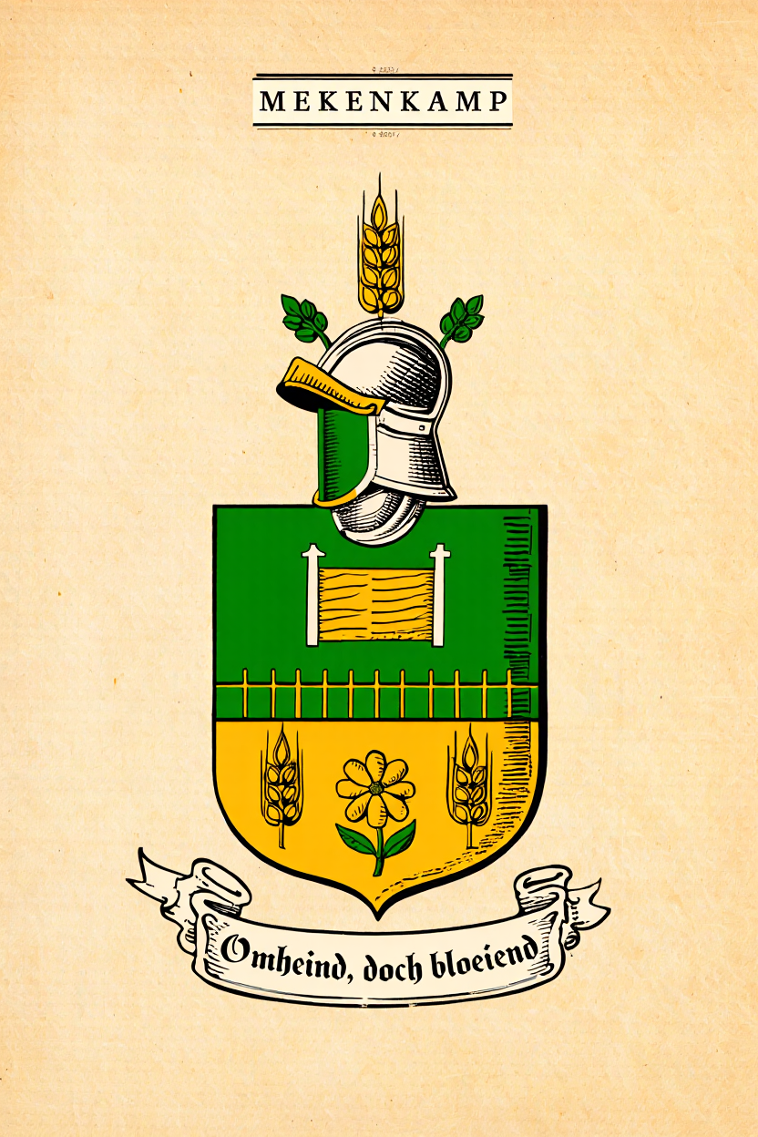Familiewapen van de achternaam MEKENKAMP (vergrendeld)