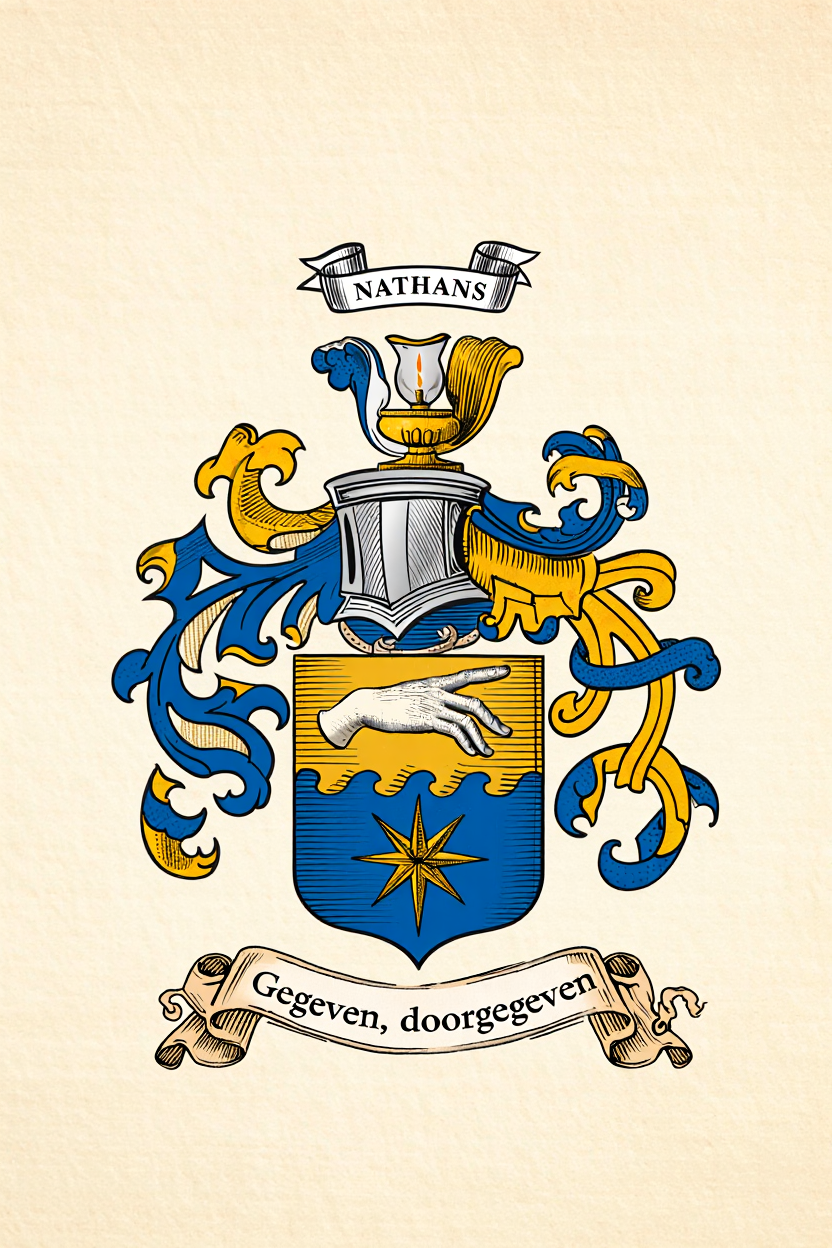 Familiewapen van de achternaam NATHANS (vergrendeld)